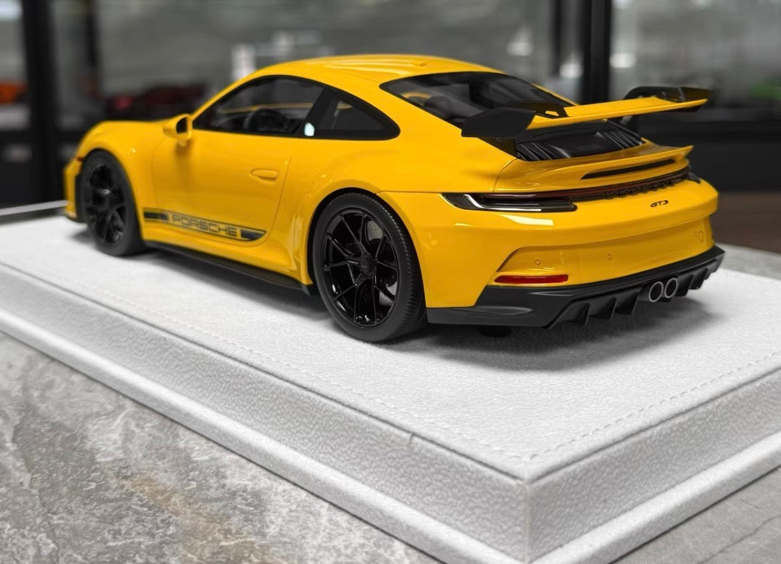 FuelMe Porsche 911 (992) GT3 Signal Yellow Limited Edition 1/18 Resin Model