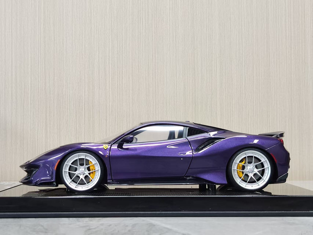 DM Pro Ferrari 488P 1:18 Purple - immagine 4