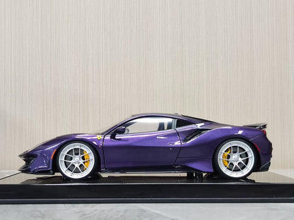 DM Pro Ferrari 488P 1:18 Purple - immagine 4