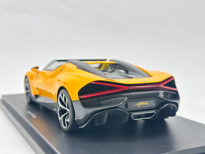 TopSpeed Bugatti W16 Mistral Yellow 1:18 Yellow - immagine 4