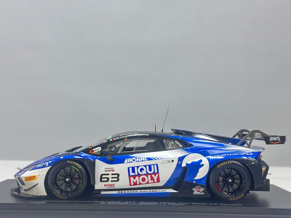 Spark Lamborghini Huracan EV EVO 2 BlueLivery 18SPA 2025 1:18 - immagine 4