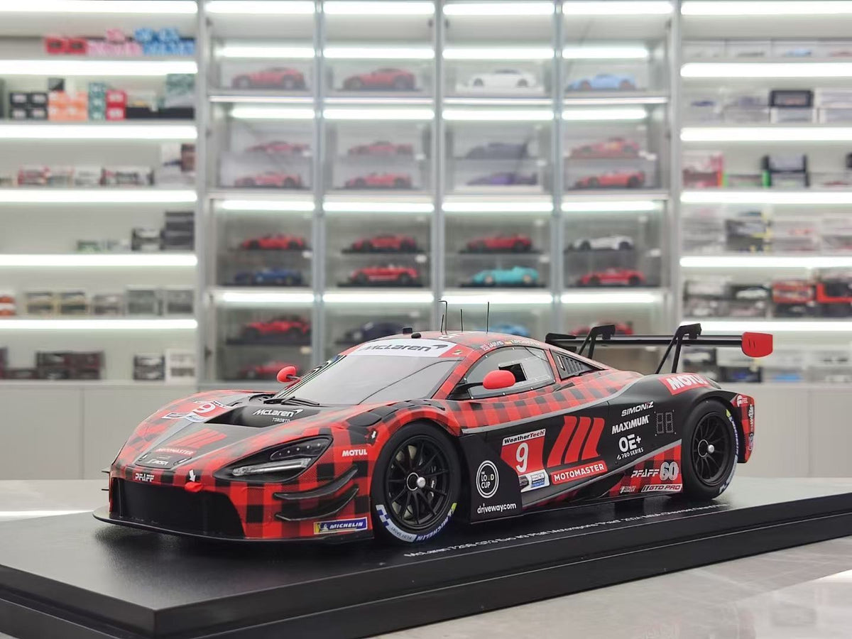 TopSpeed McLaren 720S Evo Pfaff Motorsports Plaid 1:18 - immagine 4