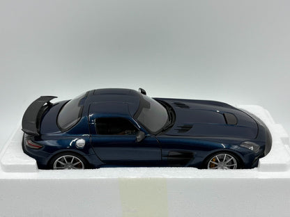 Scale Model Minichapms Mercedes-BenzSLS AMG Series 1:18 Black - immagine 4