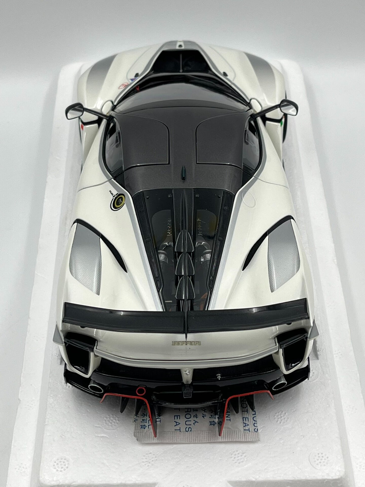 BBR 1 18 Ferrari fxxk EVO 1:18 White - immagine 4