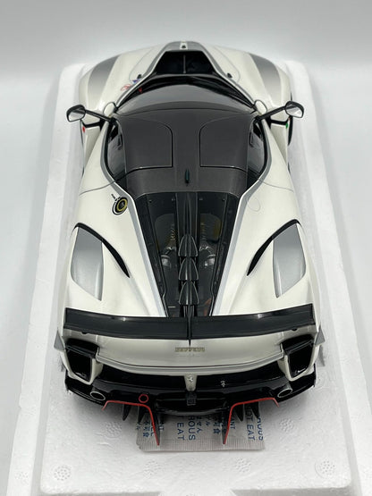 BBR 1 18 Ferrari fxxk EVO 1:18 White - immagine 4