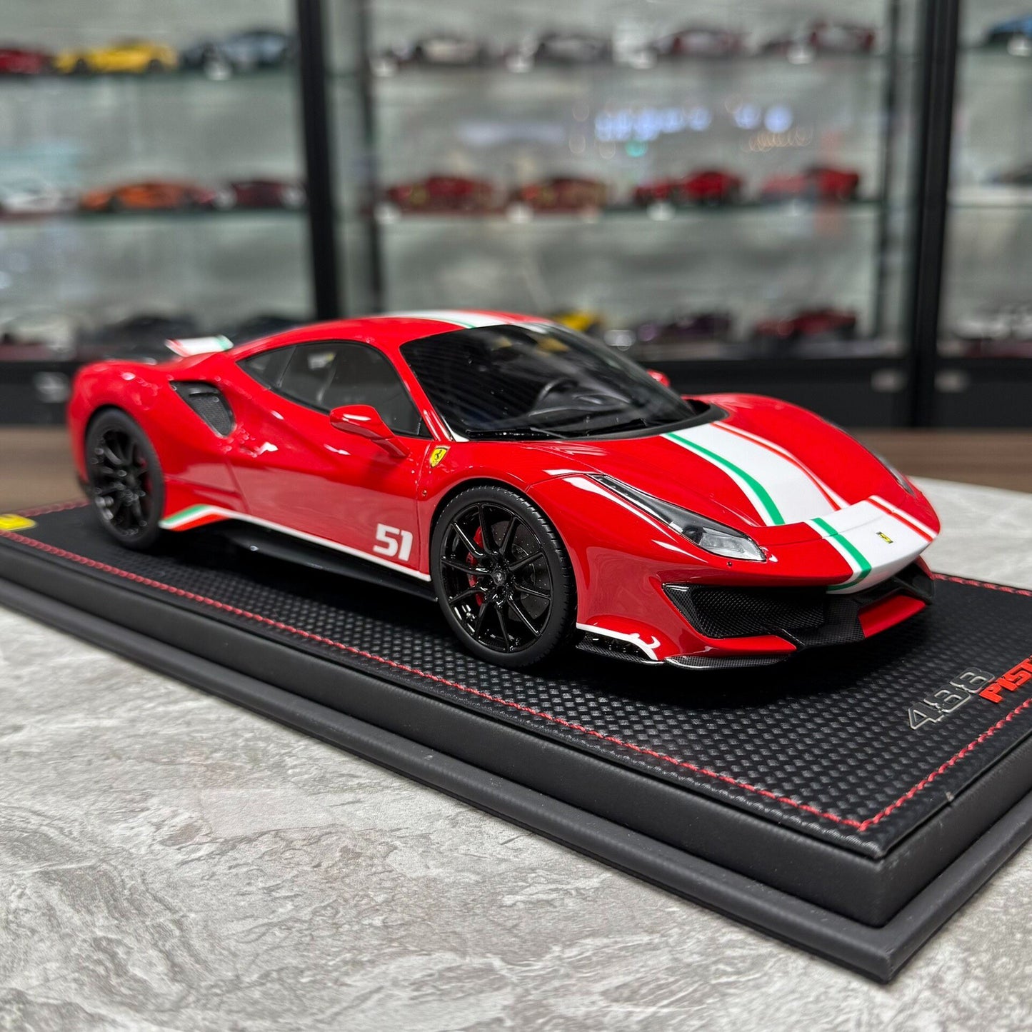 MR Ferrari 488 Pista 1:18 Resin Model image 4