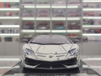 Scale Model RUNNER LamborghiniSVJ JM-RNR 039 1:18 - immagine 4