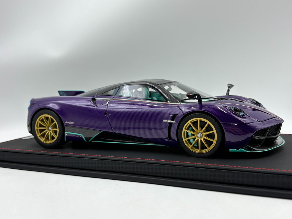 BBR Pagani Huayra Dinastia PurpleCarbon Fibre 1:18 - immagine 4