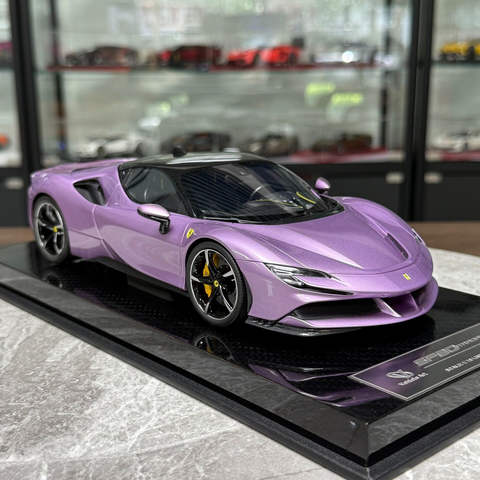 Vehicle Art Ferrari SF90 1:18 Resin Model image 4