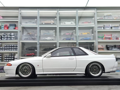 Ignition Model Nissan SKYLINE GT-R R32 1:18 White - immagine 4