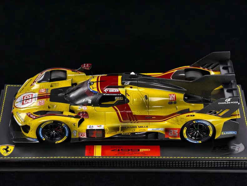 BBR 1/18 Ferrari 499P #83 Le Mans Winning Car Resin Model