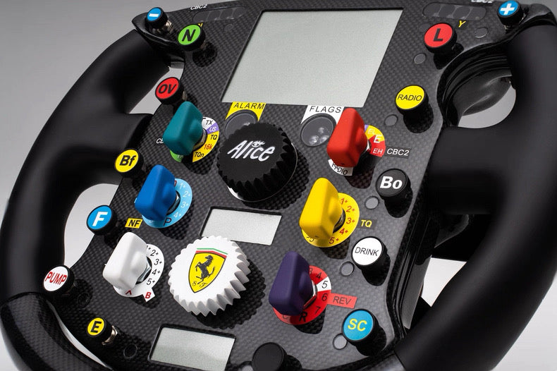 Amalgam 1:1 Ferrari F2007 Formula 1 Steering Wheel Resin Replica
