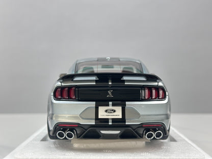 AR AUTO Art Ford MUSTANG SHELB SHELBY 73096 1:18 Silver - immagine 5