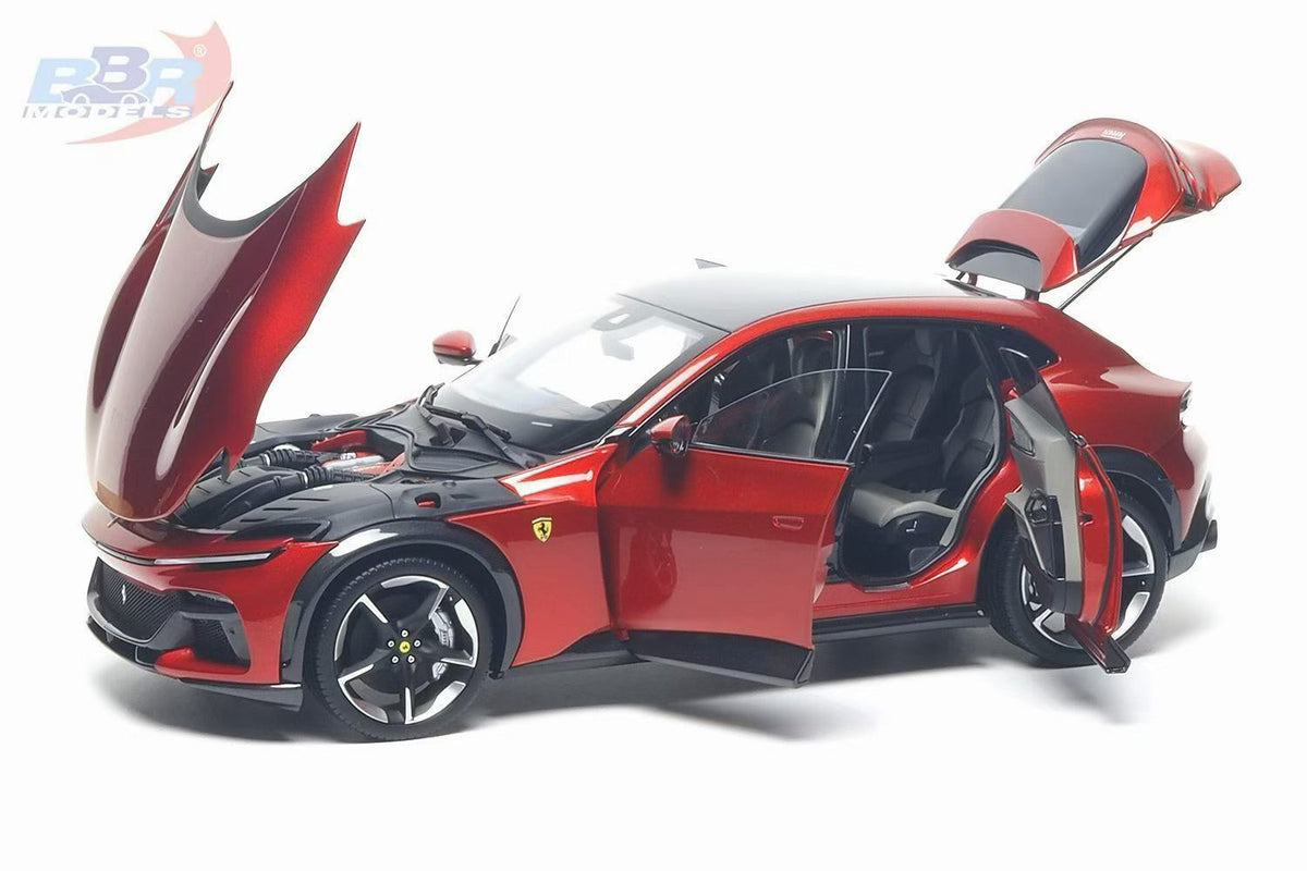 BBR Ferrari Purosangue Rosso Magma 1:18 - immagine 5