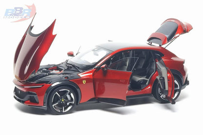 BBR Ferrari Purosangue Rosso Magma 1:18 - immagine 5