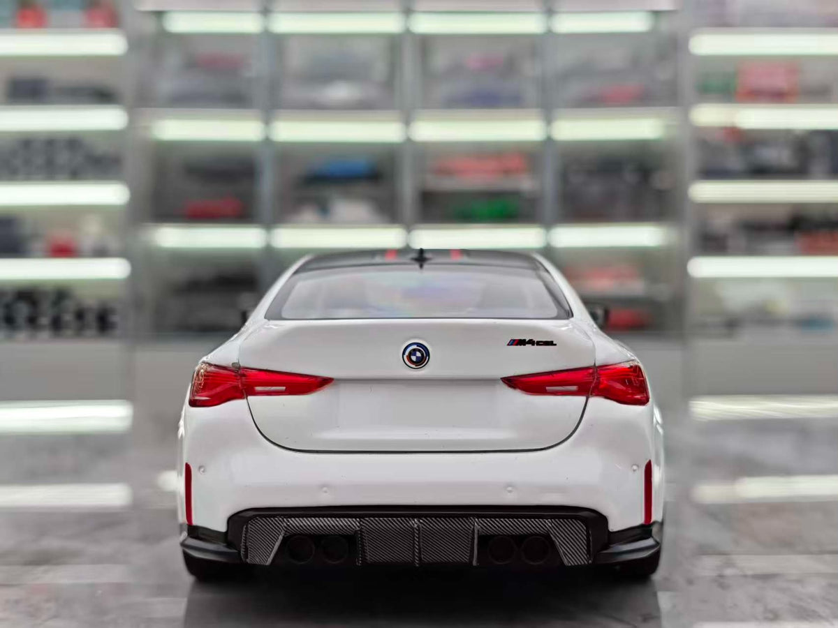 MINICHAMPS BMWM 4 CSL 2023 110023022 1:18 White - immagine 5