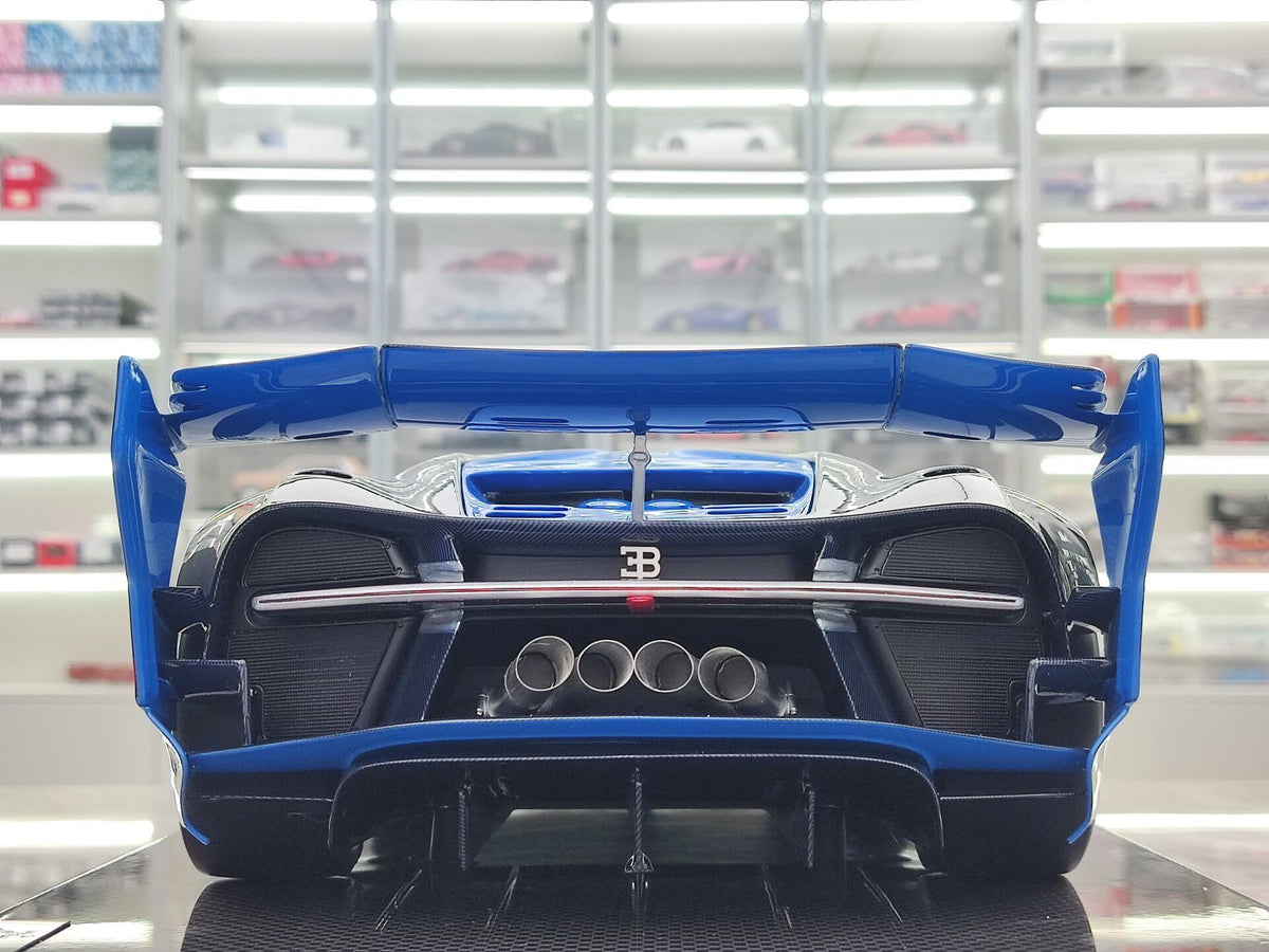 Scale Model RUNNER Bugatti Vision Gran Tu Turismo RNR 021 1:12 Blue - immagine 5