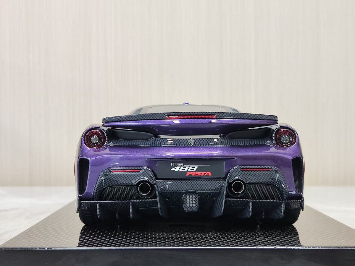 DM Pro Ferrari 488P 1:18 Purple - immagine 5