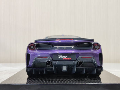 DM Pro Ferrari 488P 1:18 Purple - immagine 5