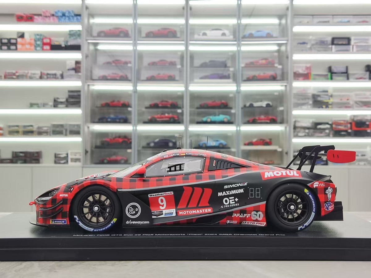 TopSpeed McLaren 720S Evo Pfaff Motorsports Plaid 1:18 - immagine 5