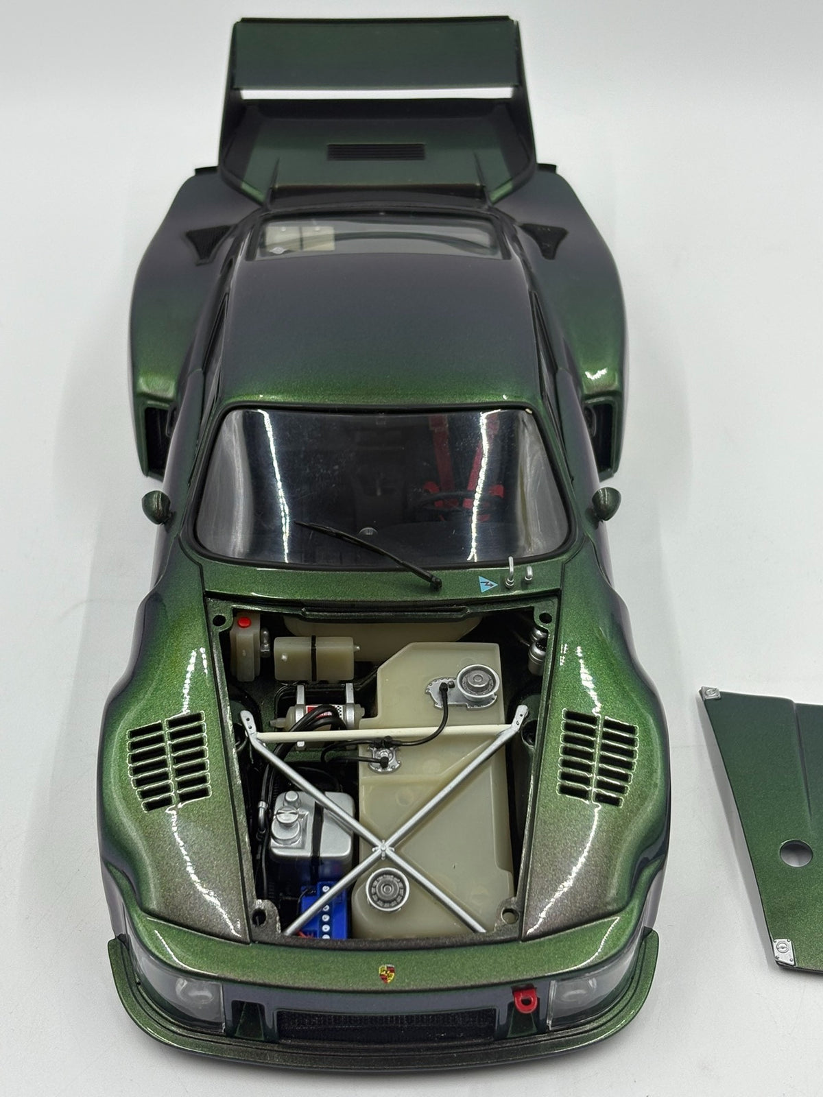 Scale Model EXOTO Porsche 935 Turbo S Standox Avus Galaxy 1:18 Green - immagine 5