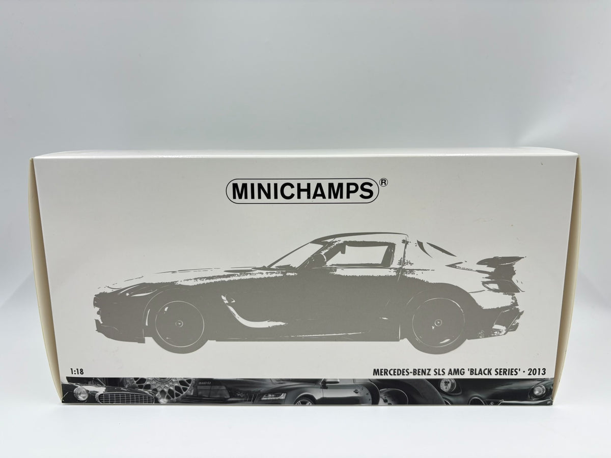 Scale Model Minichapms Mercedes-BenzSLS AMG Series 1:18 Black - immagine 6