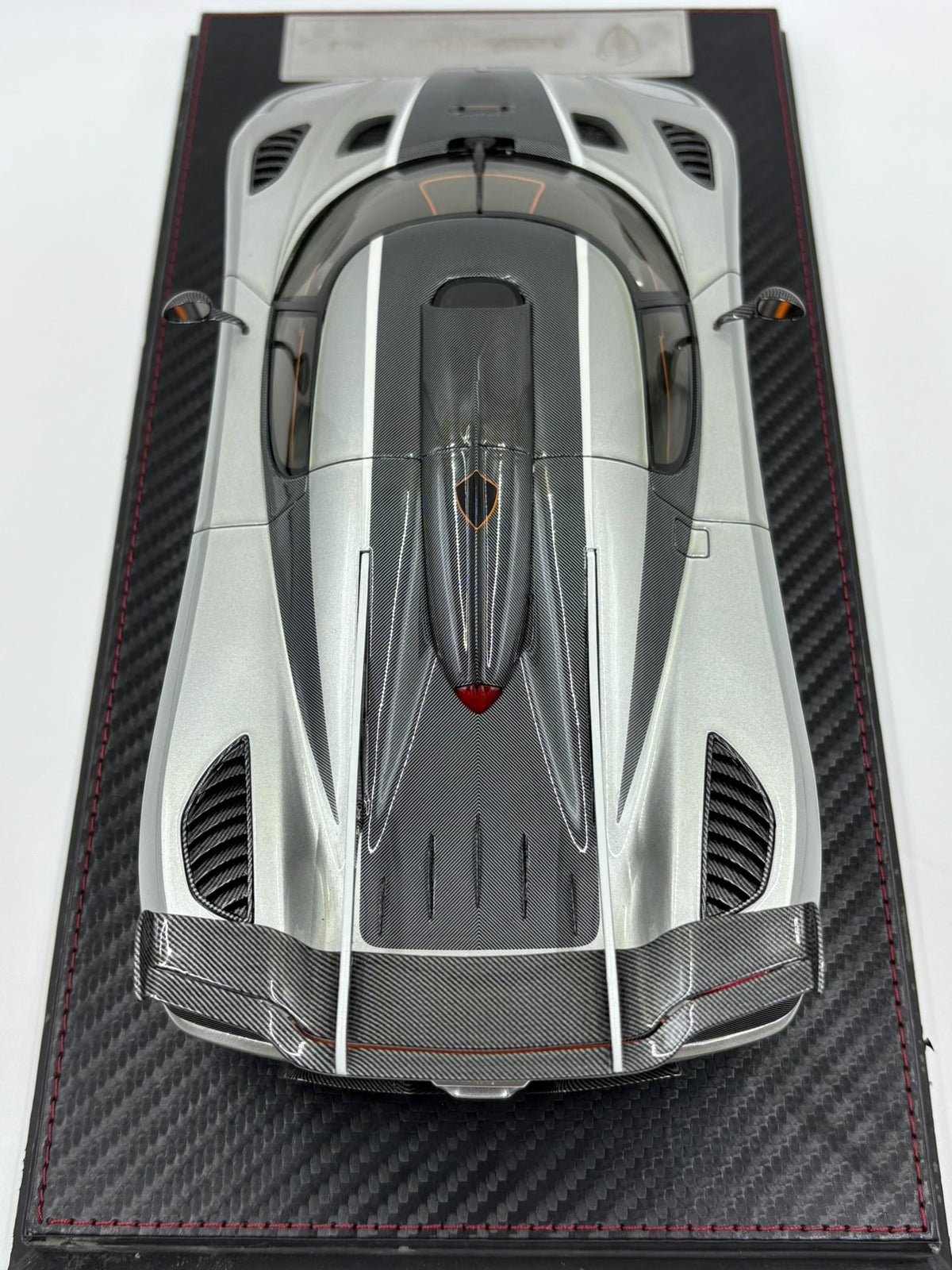 FRONTIART Koenigsegg one 1 FA 1/18ResinModel Silver - immagine 6