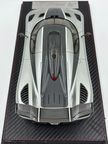 FRONTIART Koenigsegg one 1 FA 1/18ResinModel Silver - immagine 6