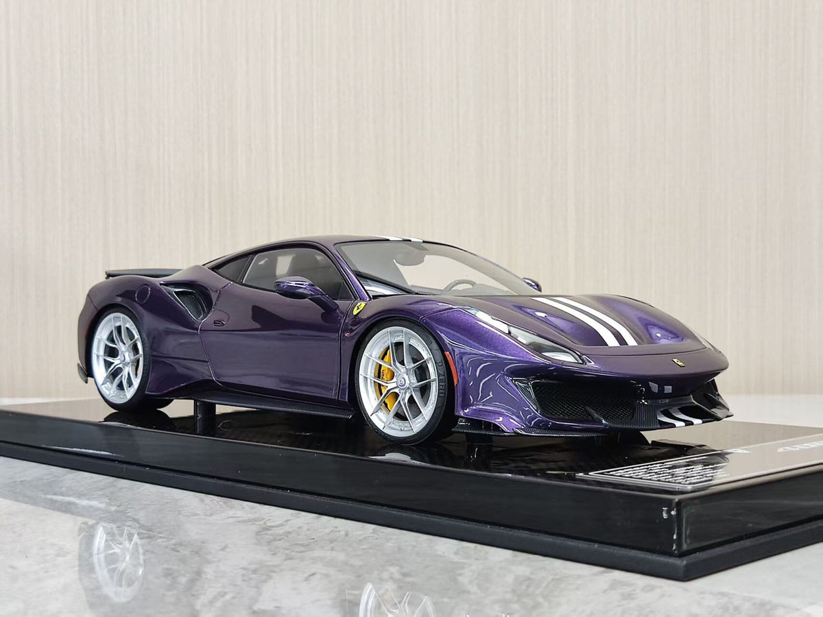 DM Pro Ferrari 488P 1:18 Purple - immagine 6