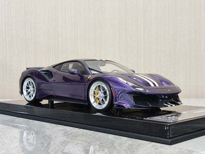 DM Pro Ferrari 488P 1:18 Purple - immagine 6