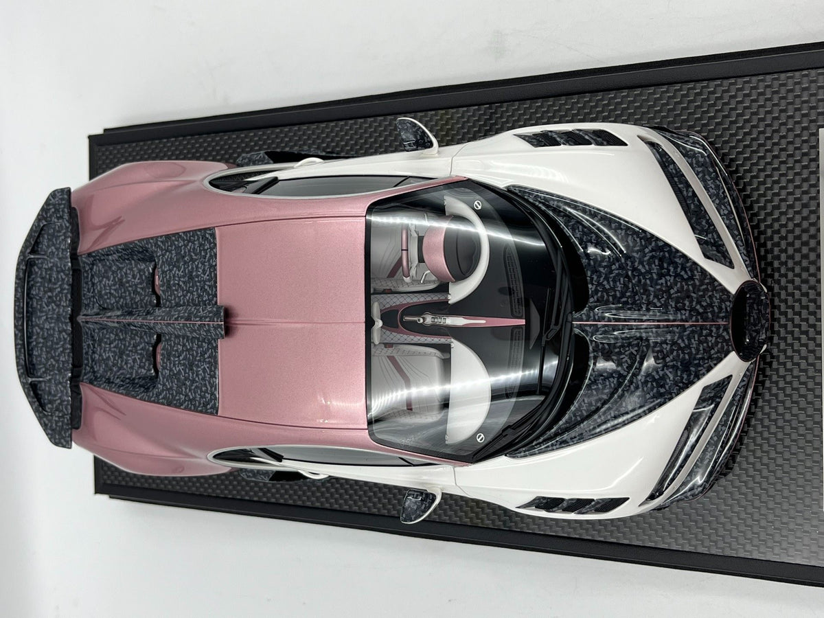 Scale Model Mansory Bugatti Chiron 2.0 78:99 White - immagine 6