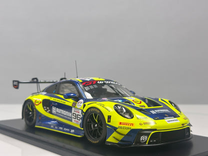 Spark Porsche 911 992 R 2 GreenLivery 18SB081 1:18 - immagine 6
