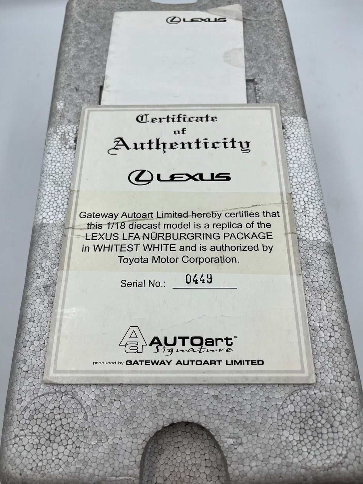 AUTOart Lexus LFA LF 1:18 - immagine 6