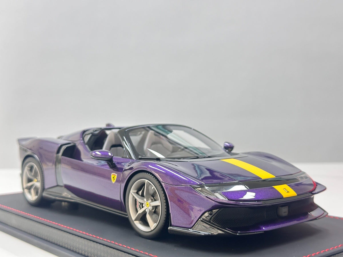 BBR Ferrari 849 Testarossa Sp Spider 1:18 Purple - immagine 6