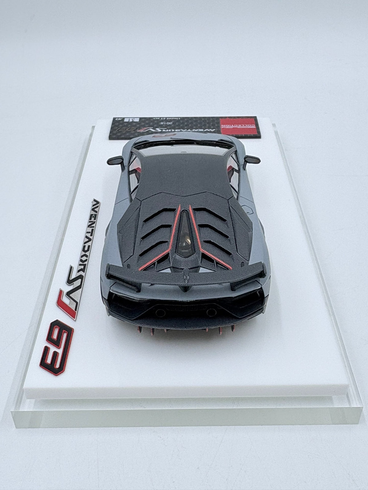 Scale Model Make Up Lamborghini Avent Aventador SVJ 63 1/43ResinModel - immagine 6
