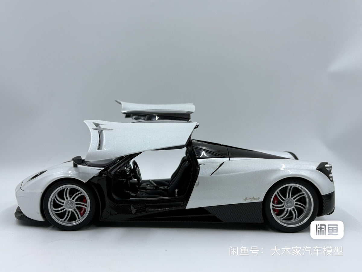 AUTOart 18 PAGANI HUAYRA Pearl DiecastModel 1:18 Pearl White - immagine 6