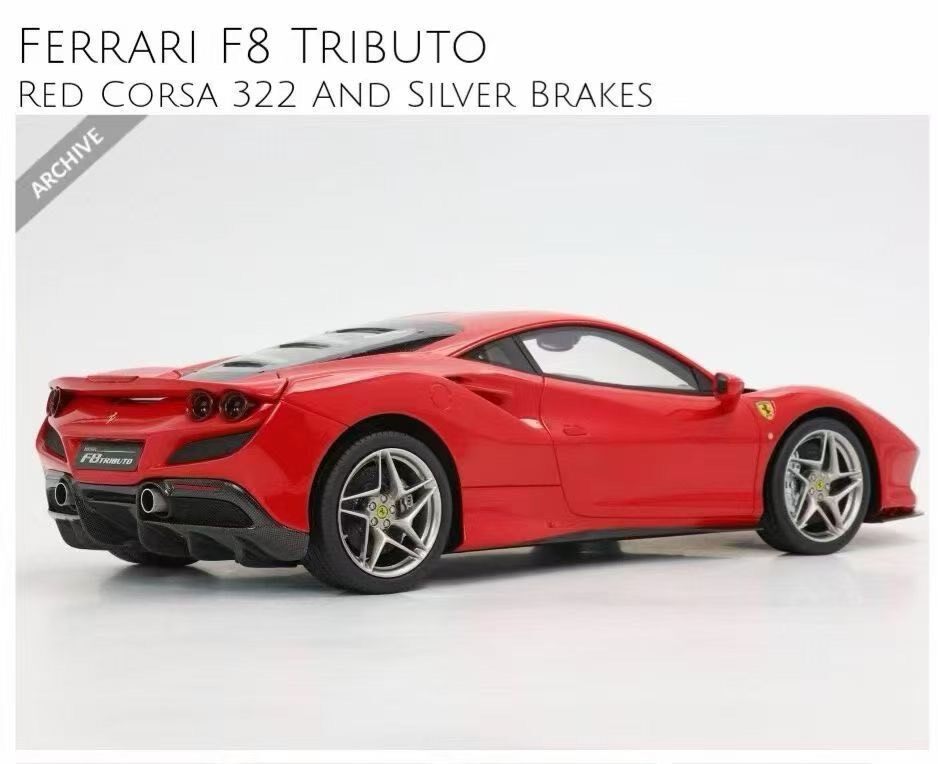 BBR Ferrari F8 Tributo 1:18 - immagine 6