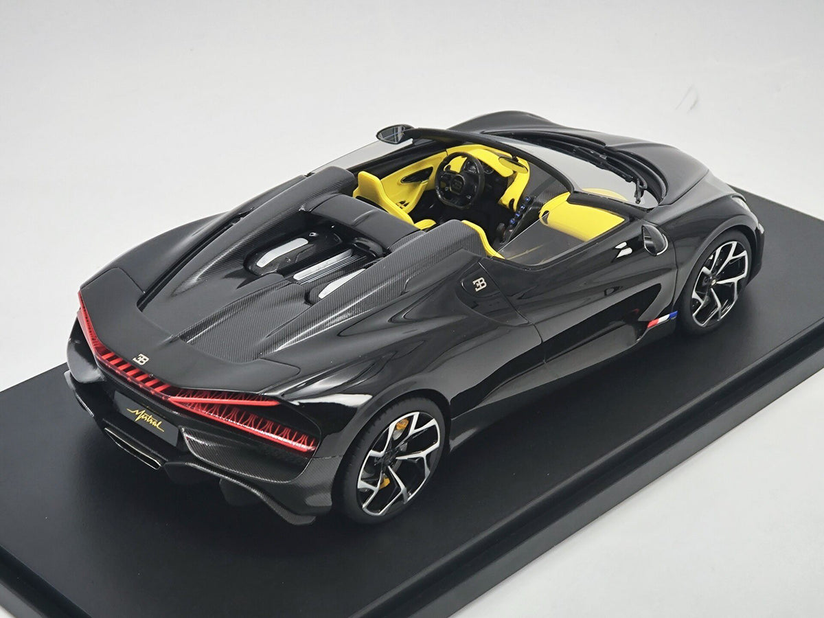 TopSpeed Bugatti w16 mistralBlack 1:18 - immagine 6