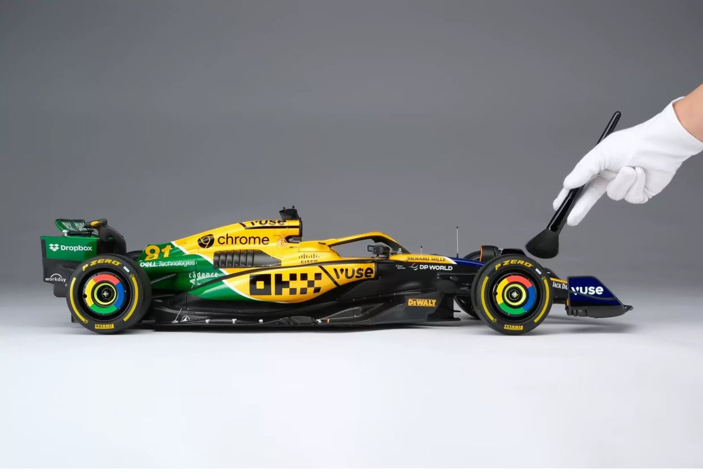 Amalgam 1/8 McLaren MCL38 Formula 1 Resin Model – 2024 Monaco Grand Prix