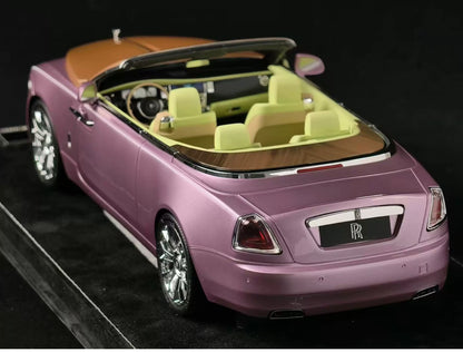 HH 1/18 Rolls-Royce Dawn Purple & Gold Two-Tone Resin Model