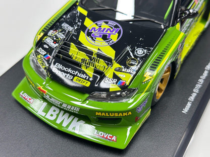 TopSpeed Nissan LB-Super Silh Silhouette S15 SILVIA GreenLivery 1:18 - immagine 7