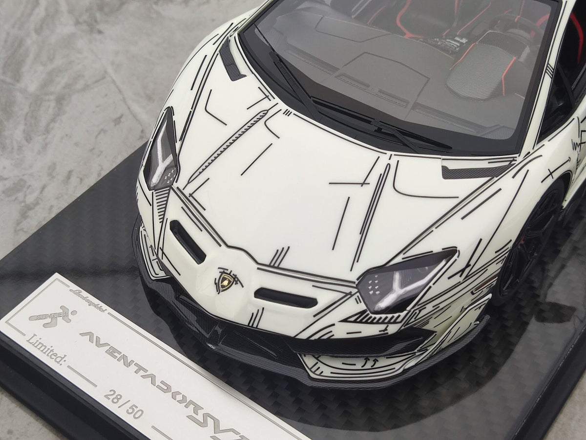 Scale Model RUNNER LamborghiniSVJ JM-RNR 039 1:18 - immagine 7