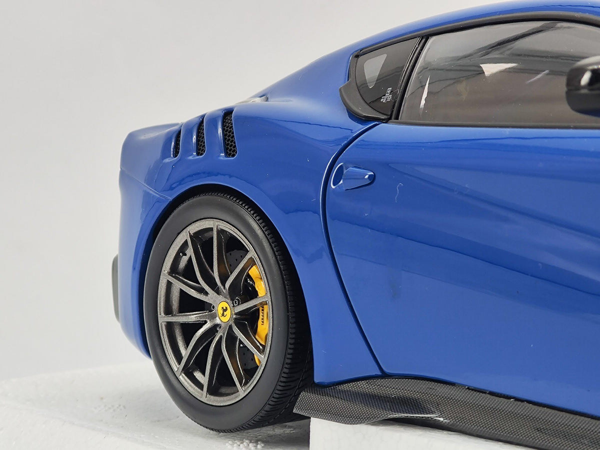 BBR Ferrarif 12 tdf 182107 1:18 Blue - immagine 7