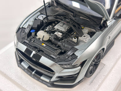 AR AUTO Art Ford MUSTANG SHELB SHELBY 73096 1:18 Silver - immagine 7
