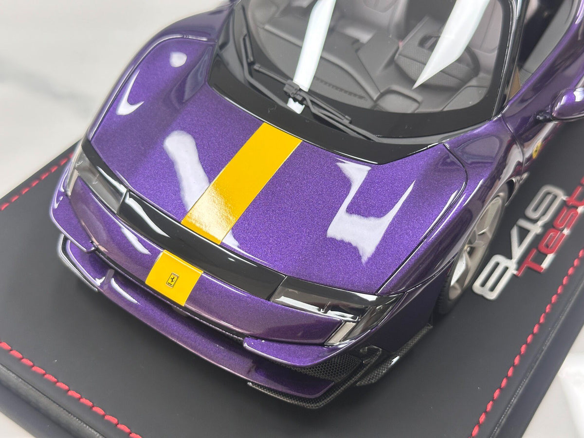 BBR Ferrari 849 Testarossa Sp Spider 1:18 Purple - immagine 7