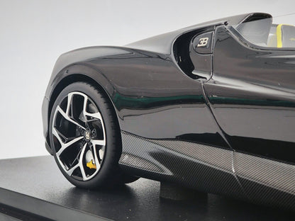 TopSpeed Bugatti w16 mistralBlack 1:18 - immagine 7