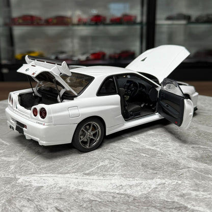 AUTOart Nissan R34 GT-R V-Spec 1:18 Alloy Model image 7
