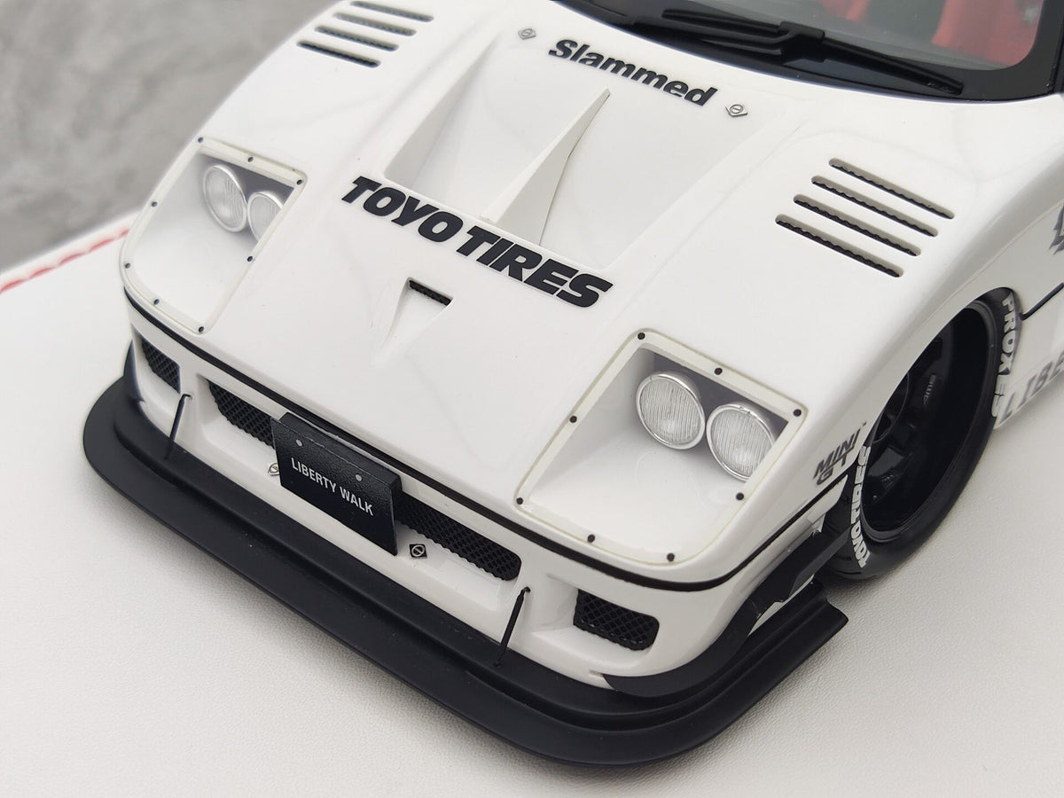 Scale Model RUNNER 18 FerrariF 40 AZ-1 JM-RNR 017 White - immagine 7