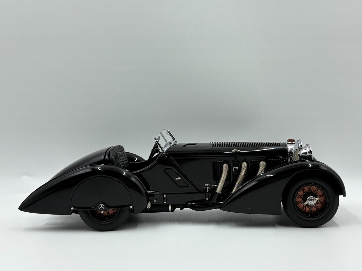 Scale Model CMC Mercedes-Benz SSK Trossi PRINCE 1:18 Black - immagine 7