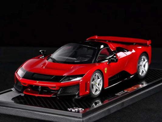 BBR 1/18 Ferrari F80 Resin Model Red Carbon Base Edition